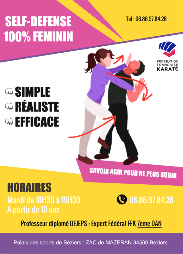 Stage Self-Défense féminine - Comité Départemental des Hauts-de